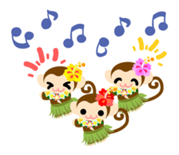 Cute Cute Monkey Sticker 2 sticker #10259095