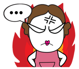 Poor Family's Angry Life sticker #10259468