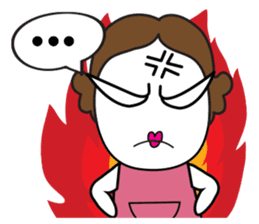 Poor Family's Angry Life sticker #10259468