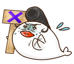 Loose facial seals sticker #10259939