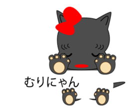 Cosplay girl cat speaking Hakata valve sticker #10260419