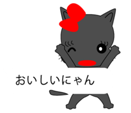 Cosplay girl cat speaking Hakata valve sticker #10260435