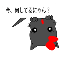 Cosplay girl cat speaking Hakata valve sticker #10260437