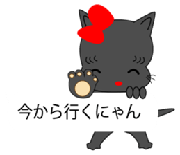 Cosplay girl cat speaking Hakata valve sticker #10260447