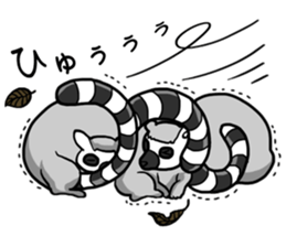 Cute animals of the Oji Zoo in Kobe city sticker #10260548