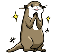 Cute animals of the Oji Zoo in Kobe city sticker #10260566