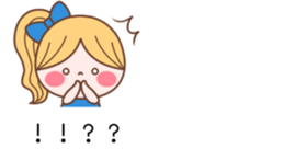 The balloon of the Girl2 sticker #10260580