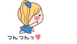 The balloon of the Girl2 sticker #10260584