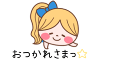 The balloon of the Girl2 sticker #10260594