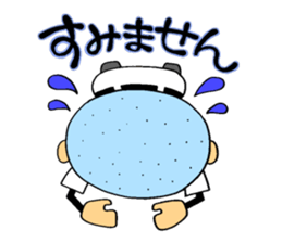 Baseball boy of a buzz cut sticker #10260663