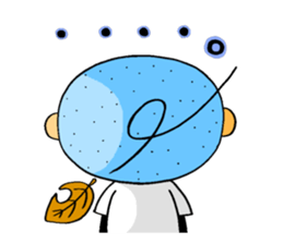 Baseball boy of a buzz cut sticker #10260682