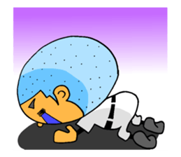 Baseball boy of a buzz cut sticker #10260683