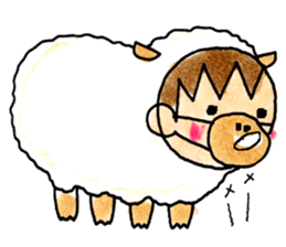 Matsuoka and funny creatures sticker #10260738