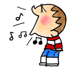 Matsuoka and funny creatures sticker #10260751