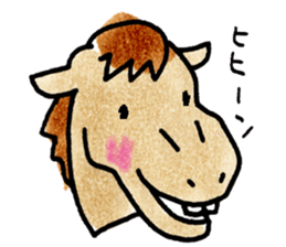 Matsuoka and funny creatures sticker #10260760