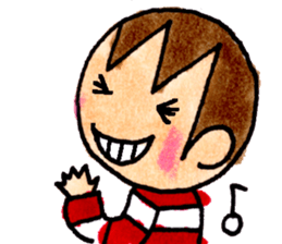 Matsuoka and funny creatures sticker #10260761