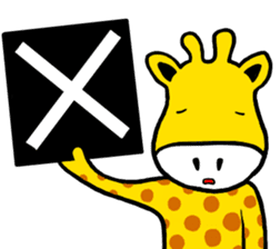 I am Giraffe sticker #10260880