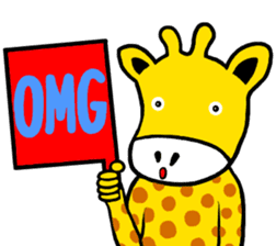 I am Giraffe sticker #10260887