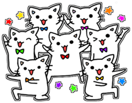 seven rainbow cats part4 sticker #10261503
