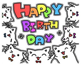 seven rainbow cats part4 sticker #10261532