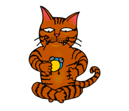 Huteneko series sticker #10261621