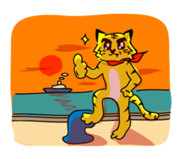 Fairy Tiger warrior sticker #10262243