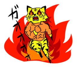 Fairy Tiger warrior sticker #10262245