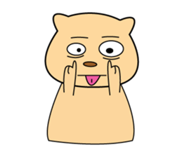 Beary Kung sticker #10262377