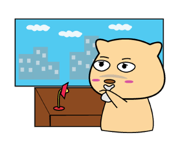 Beary Kung sticker #10262382