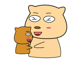 Beary Kung sticker #10262408