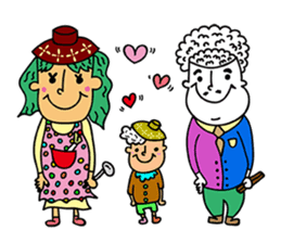 characters of miso soup mama, rice papa sticker #10263016
