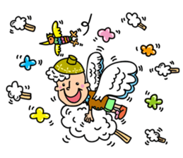 characters of miso soup mama, rice papa sticker #10263026