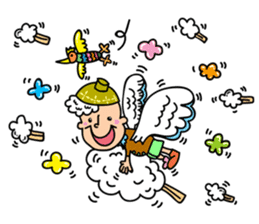 characters of miso soup mama, rice papa sticker #10263026