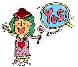 characters of miso soup mama, rice papa sticker #10263028