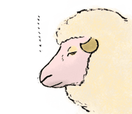 I love Sheep. sticker #10263979