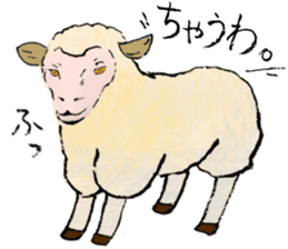 I love Sheep. sticker #10263989
