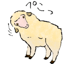 I love Sheep. sticker #10263992