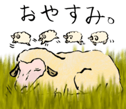I love Sheep. sticker #10264000