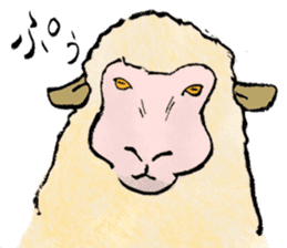 I love Sheep. sticker #10264008