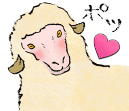 I love Sheep. sticker #10264010
