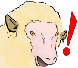 I love Sheep. sticker #10264012