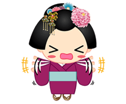 mini geisha sticker #10264021