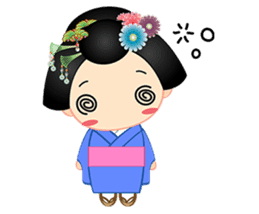 mini geisha sticker #10264041