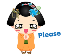 mini geisha sticker #10264044