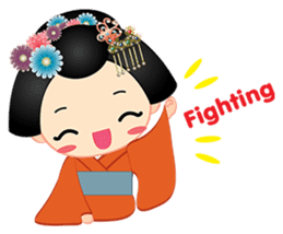 mini geisha sticker #10264047