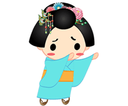 mini geisha sticker #10264049