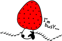 STRAWBERRY PANDA "for Everyday" sticker #10264581