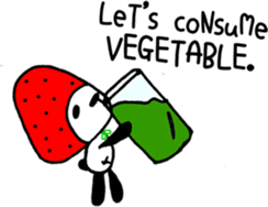 STRAWBERRY PANDA "for Everyday" sticker #10264609