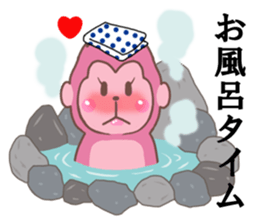 Saruko& Heart & ribbon sticker #10264872