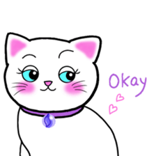 colorful color cats (English version) sticker #10265866